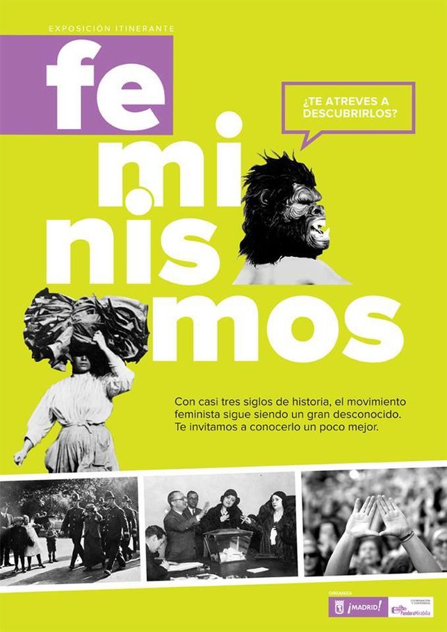 La exposición sobre feminismos en los medios