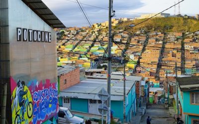 Cine comunitario en las lomas de Bogotá